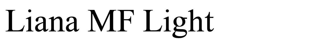 Liana MF Light